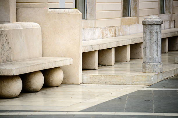 تصویر 2 از سنگ تراورتن نمای خشک مناسب اجرا مدرن