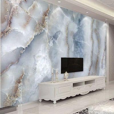 تصویر 1 از سنگ مرمریت آبی برش سفارشی معماری