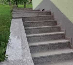 تصویر 1 از سنگ مرمریت پله پلاک لبه‌ دار ابزار خورده