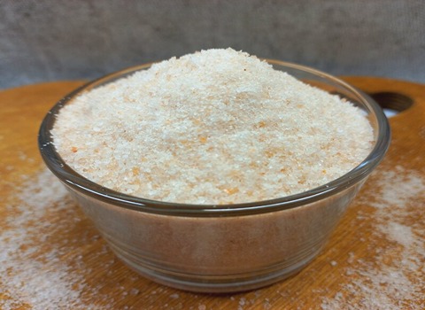 تصویر 1 از نمک معدنی پودر شده با ذرات ریز کریستالی
