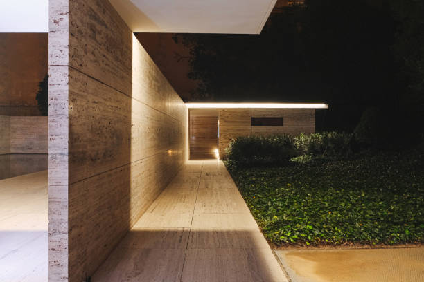 تصویر 4 از سنگ تراورتن بافت چشمگیر فضای بیرونی