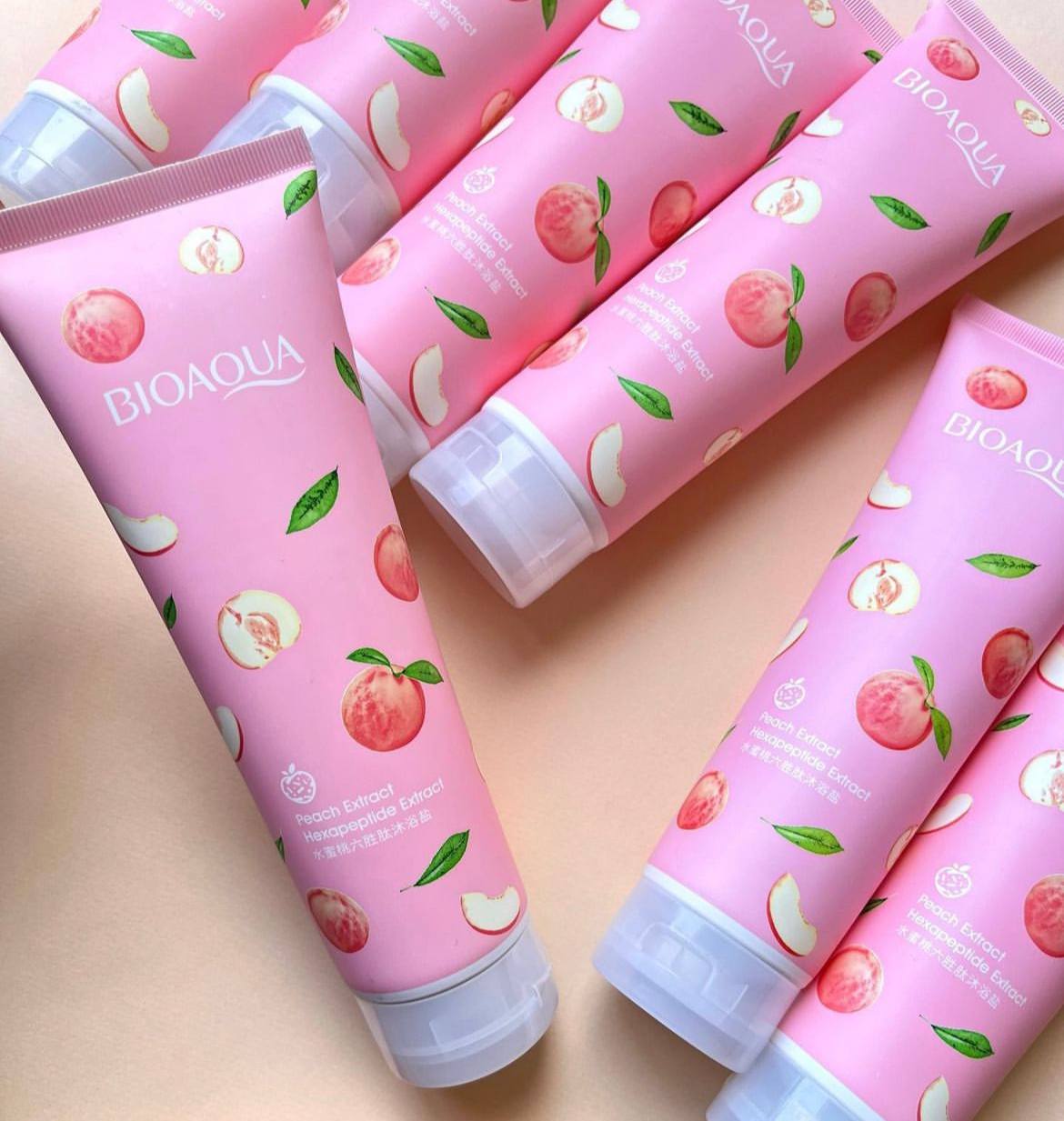 تصویر 1 از نمک بدن هلو با نرمی و لطافت پوست