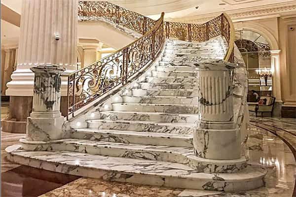 تصویر 4 از سنگ پله مرمریت گوهره ایستایی فشرده مسیر حرکتی