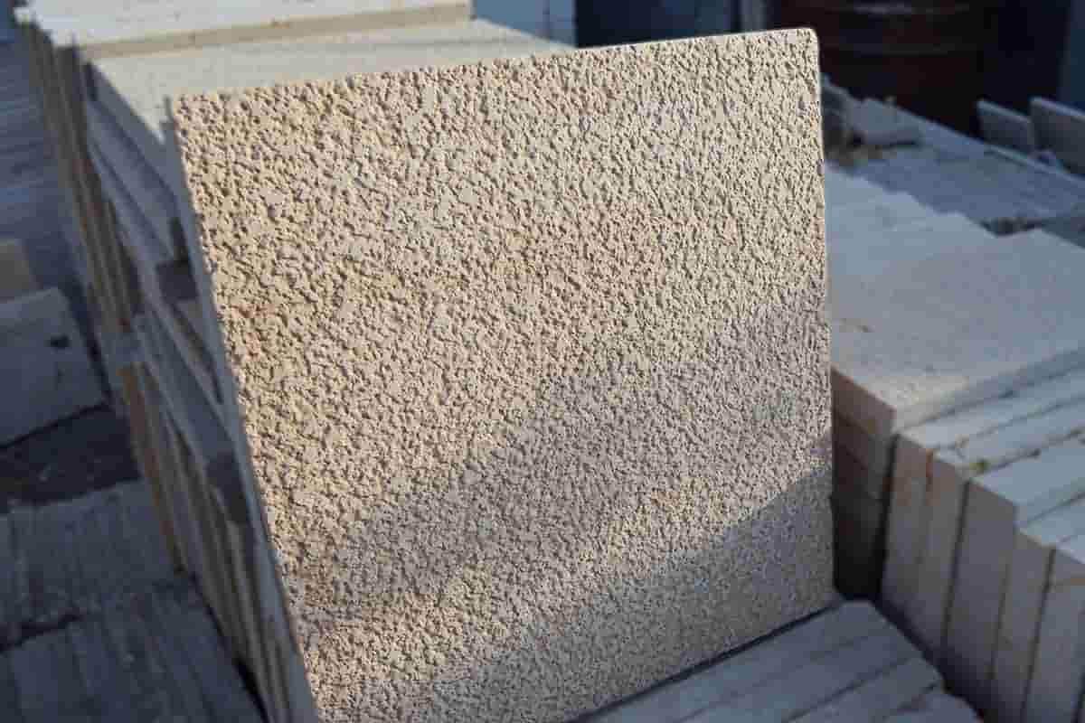 تصویر 3 از سنگ مرمریت گندمک تیشه ای مدل مقاوم پیاده‌ رو