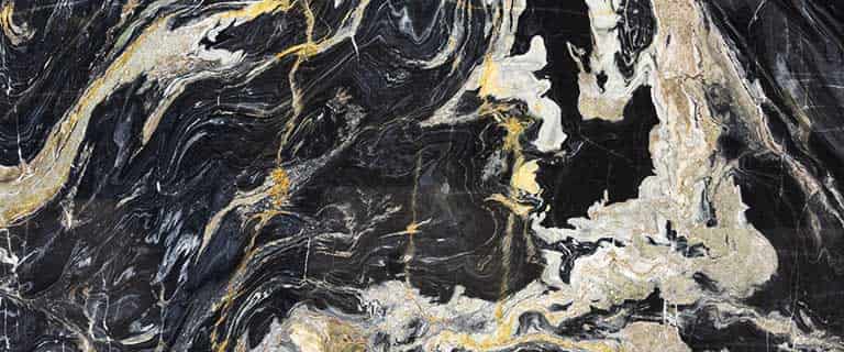 تصویر 4 از سنگ چینی مشکی فیوژن سطح براق یکدست