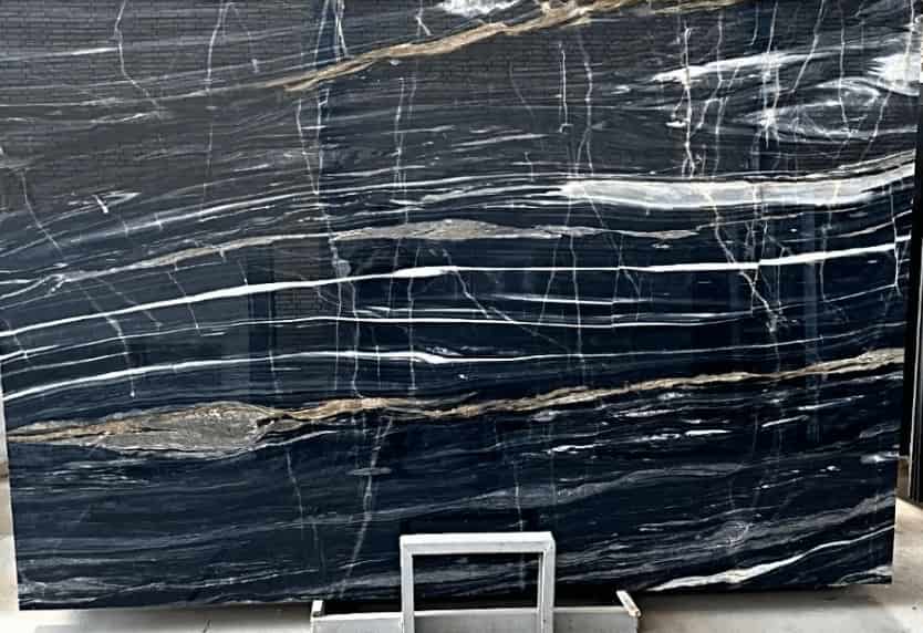 تصویر 3 از سنگ چینی مشکی فیوژن سطح براق یکدست