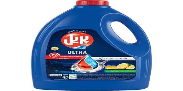 تصویر 2 از مایع ظرفشویی چهار لیتری پریل کف پایدار مصرف کنترل