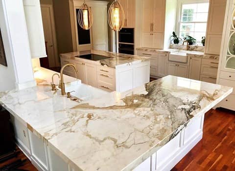 سنگ مرمر برای کابینت طبیعی ضخیم و استاندارد