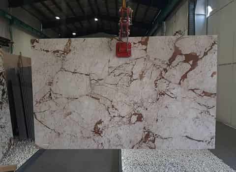 تصویر 3 از سنگ مرمریت دهبید کرم مارفیل تراکم بالا درخشندگی عالی