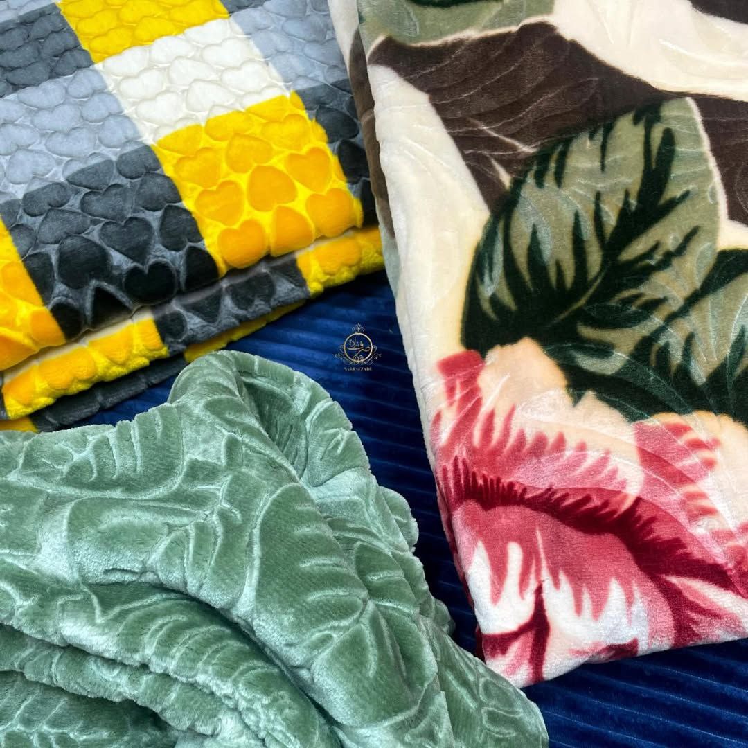 پخش عمده و قیمت ارزان با کیفیت پتو الماس گلدار تک نفره