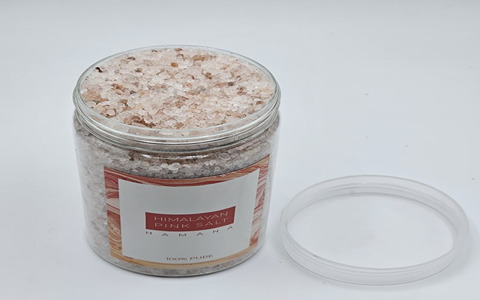 نمک بدن صورتی لایه بردار و شفاف کننده پوست