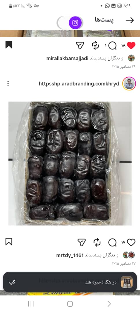 تصویر 1 از راهنمای خرید خرمای مضافتی مرغوب