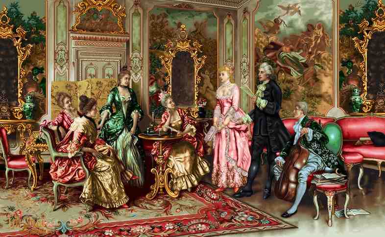 تصویر 3 از تابلو فرش سایز بزرگ پذیرایی مجلل باشکوه