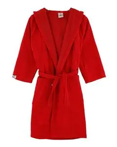 تصویر 1 از حوله حمام قرمز نرمی بالا و جلوه چشمگیر برای تجربه استحمام شاداب