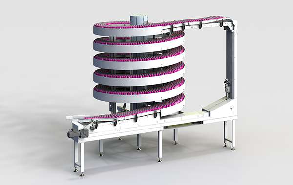 نوار نقاله مارپیچ مناسب جابجایی مواد فله و بسته بندی شده
