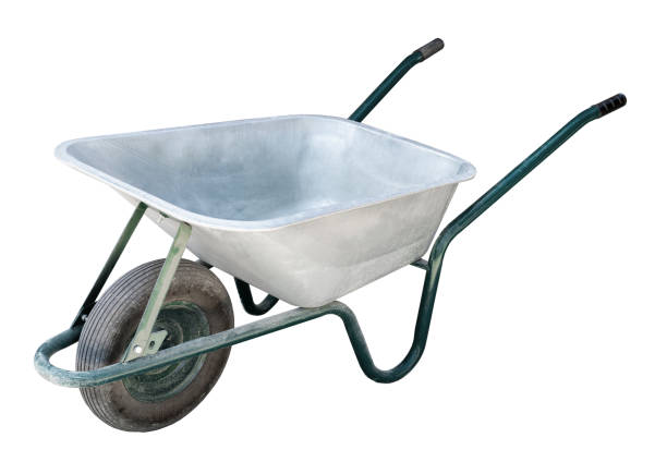 تصویر 1 از فرغون چهار چرخ قدیمی طراحی کلاسیک و دوام طولانی