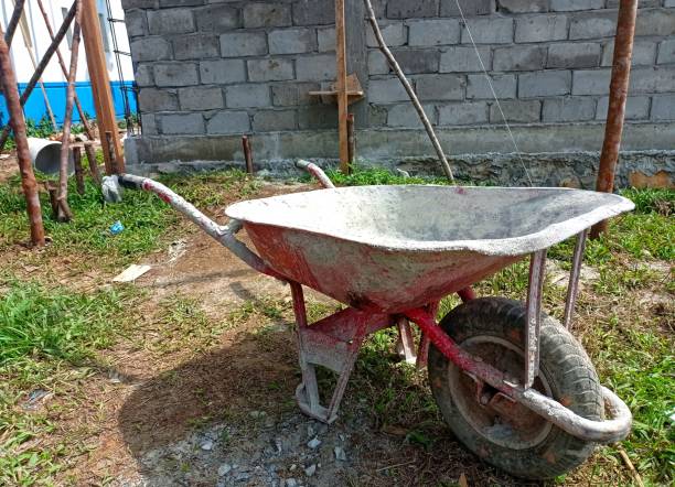 تصویر 3 از فرغون حمل سنگ استحکام بالا و جابجایی آسان مصالح سنگین