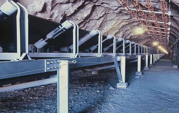 تصویر 1 از نوار نقاله معدن نصب آسان و نگهداری کم هزینه تجهیزات صنعتی