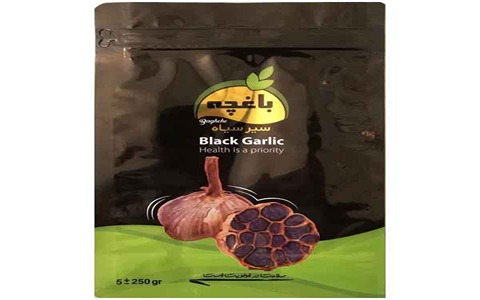 سیر سیاه غنچه با بافت گوشتی و سالم