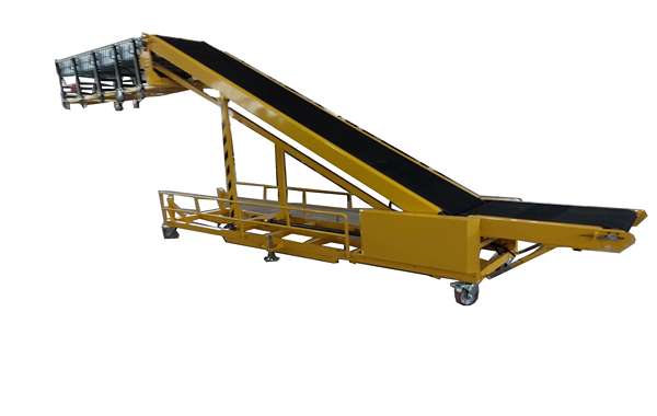 تصویر 2 از نوار نقاله بارگیری کوچک قابلیت تنظیم ارتفاع و شیب انتقال