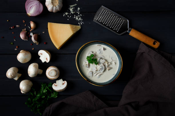 تصویر 3 از قارچ خوراکی لطیف برای تهیه سوپ خامه ای