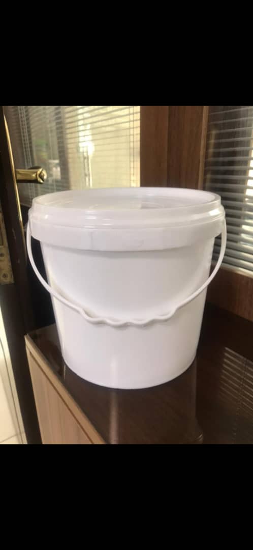 خرید سطل ۱۲ لیتری پلاستیکی لبه دار