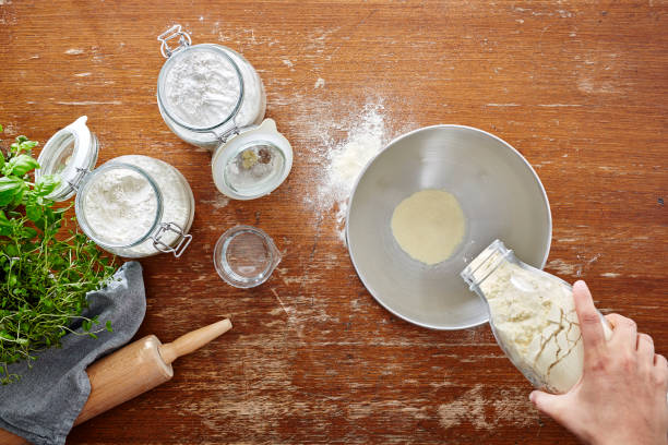 تصویر 1 از خمیر مایع فوری مناسب پخت نان خانگی