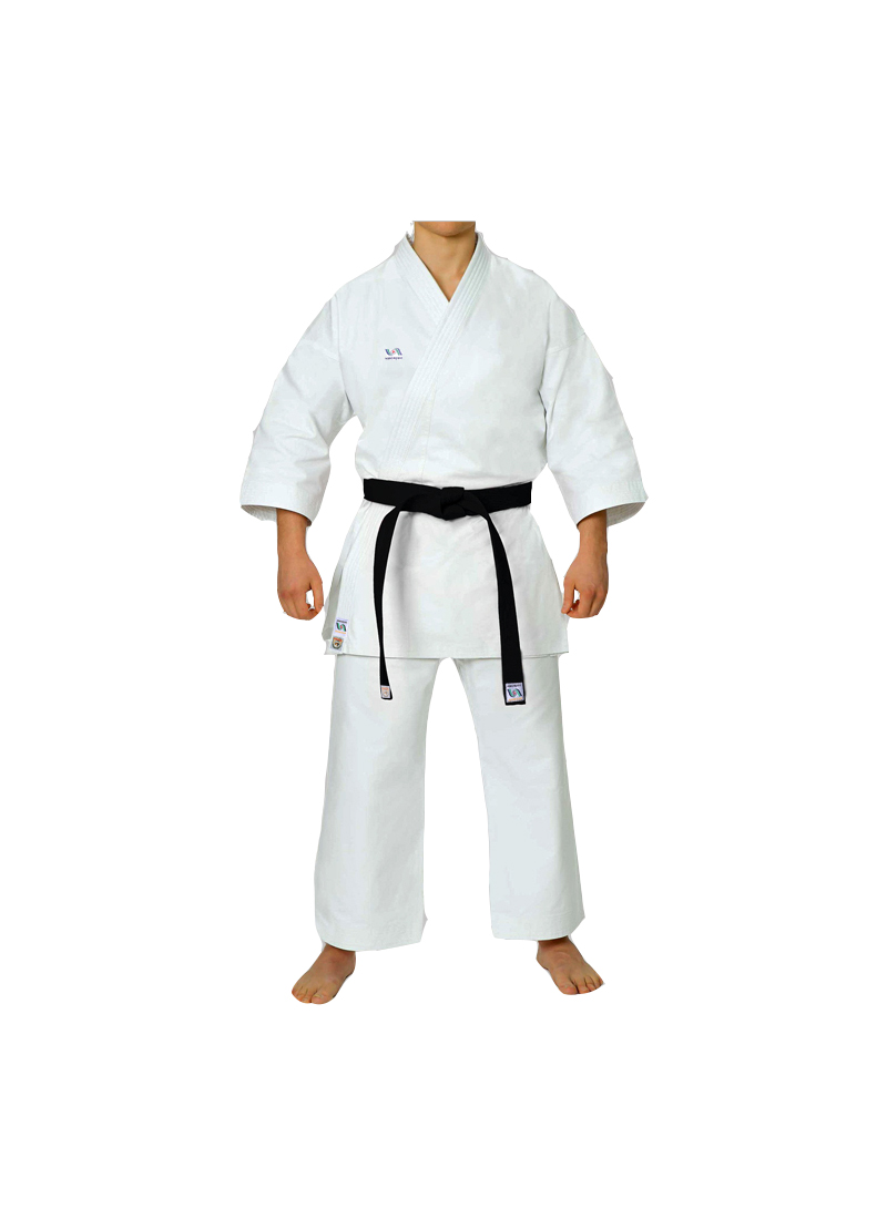 تصویر 1 از لباس رزمی کاراته الیاف طبیعی دوخت حرفه ای