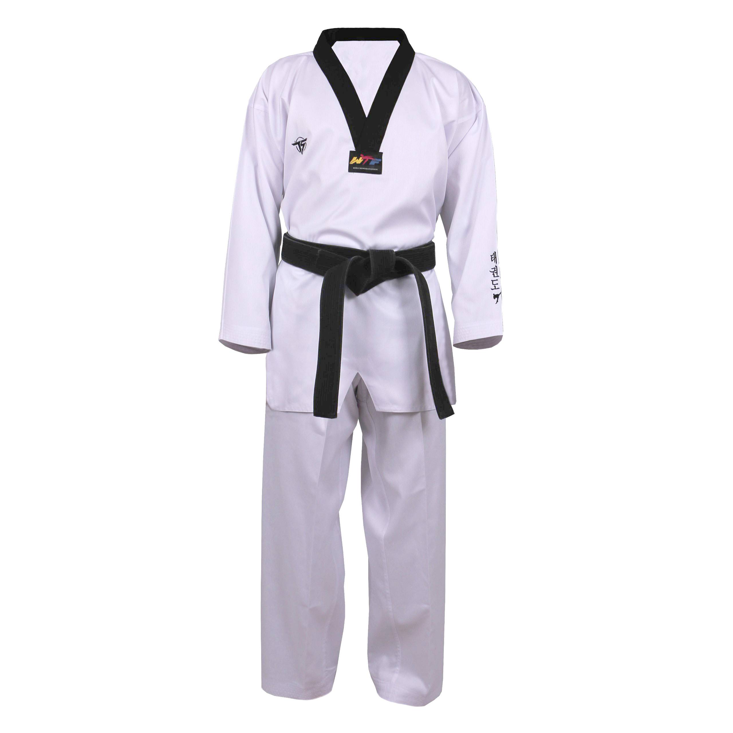 تصویر 1 از لباس رزمی تکواندو پارچه پنبه ای کیفیت عالی