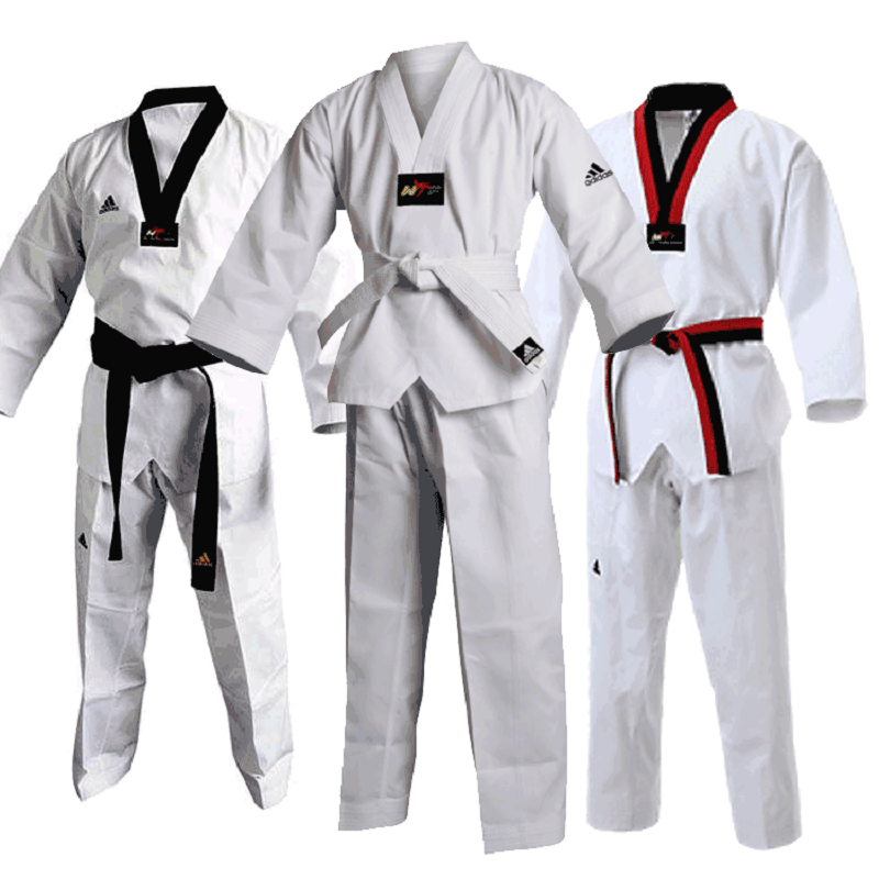 تصویر 3 از لباس رزمی تکواندو پارچه پنبه ای کیفیت عالی