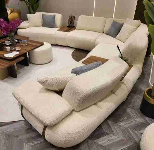 خرید و قیمت مبل راحتی لوکس کرم رنگ + فروش صادراتی