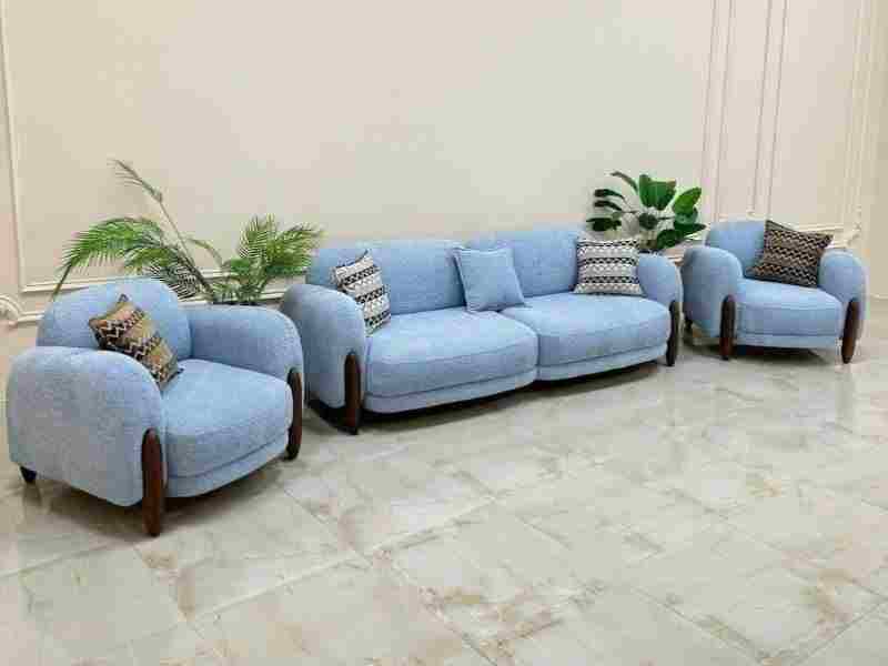 تصویر 3 از خرید و قیمت مبل راحتی لوکس کرم رنگ + فروش صادراتی