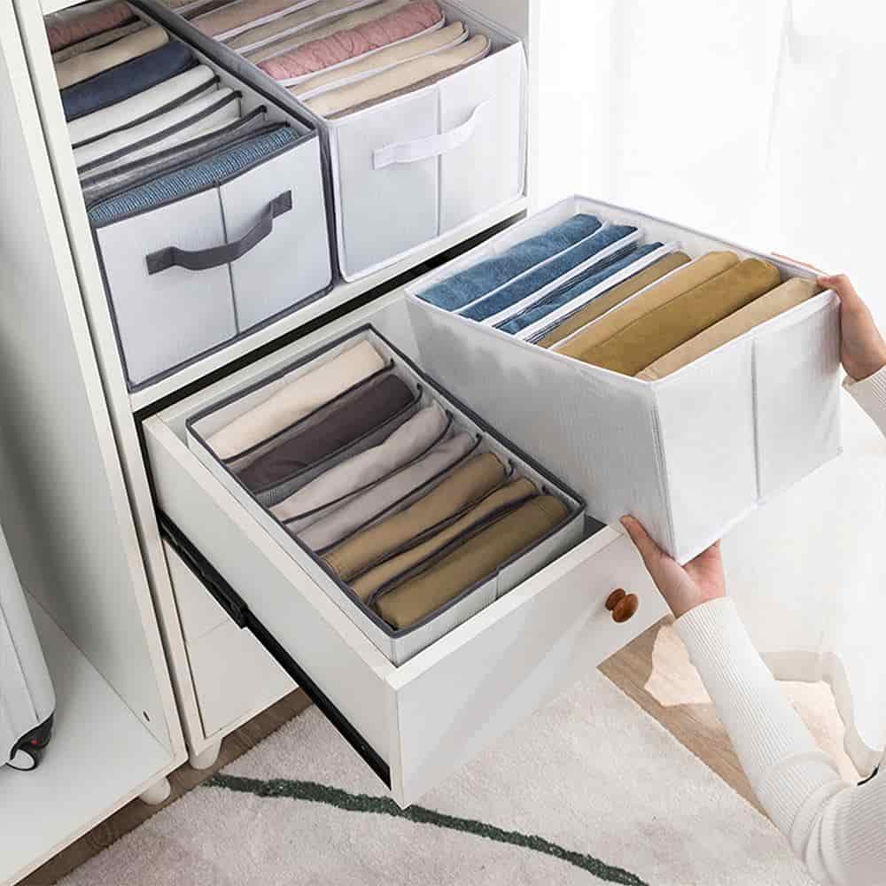 تصویر 1 از باکس نظم‌ دهنده پارچه‌ ای تاشو با نصب و استفاده آسان