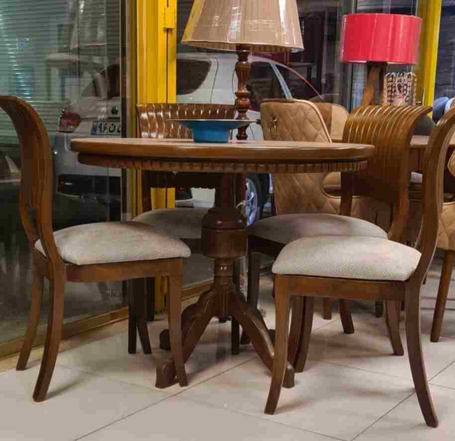 تصویر 2 از قیمت خرید انواع میز غذا خوری چوبی و مینیمال و کلاسیک + فروش به صرفه ارزان