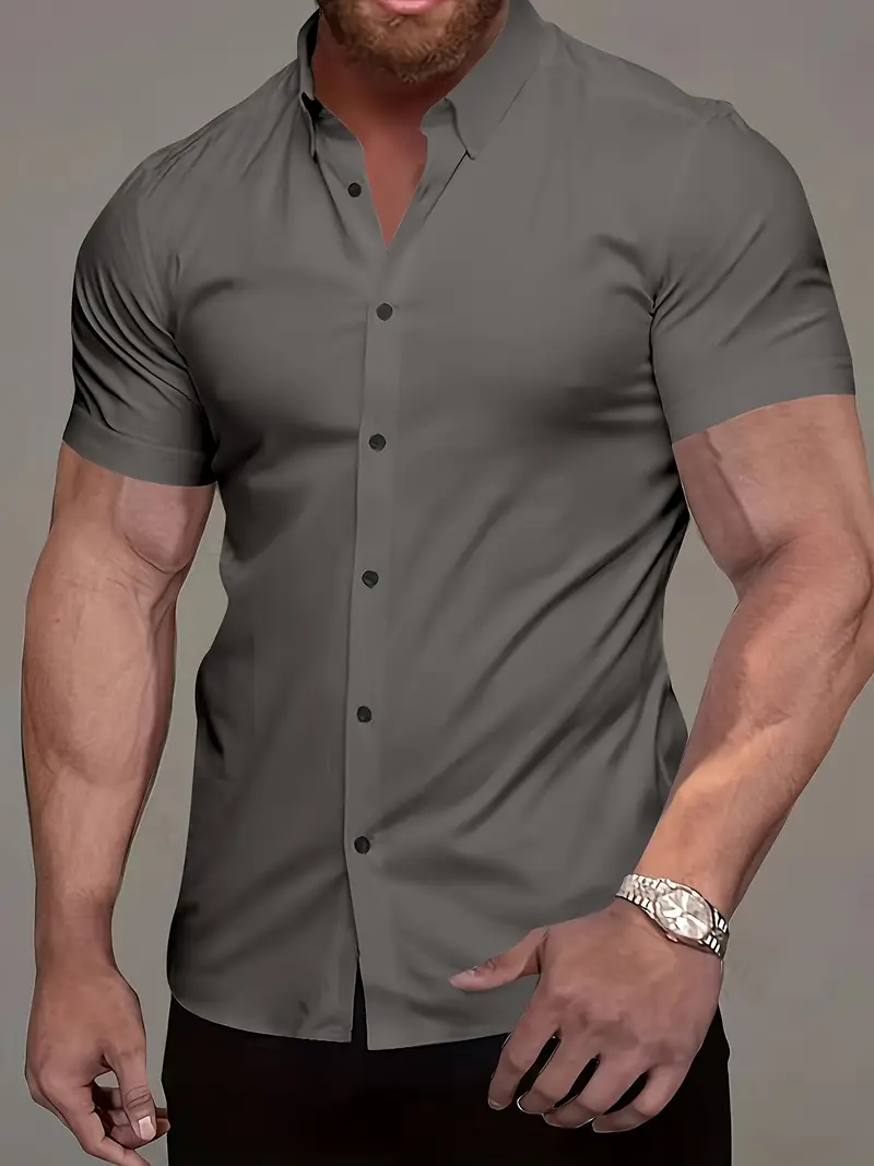 تصویر 2 از پیراهن مردانه آستین کوتاه خنک برای استفاده روزمره