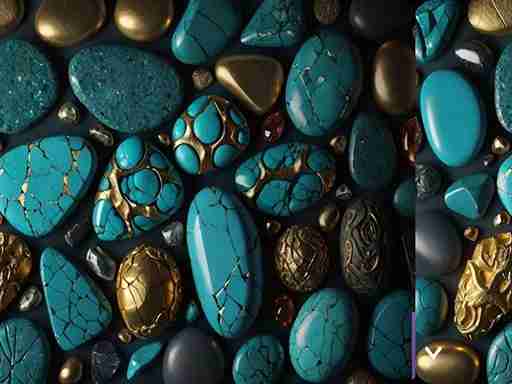 سنگ فیروزه نیشابور اصل با جلوه خاص و ماندگار مناسب کارهای لوکس