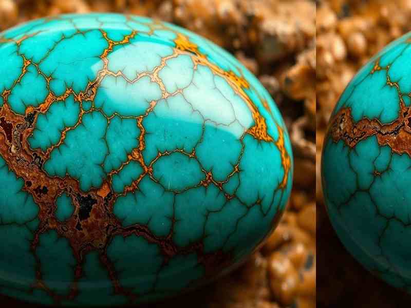 تصویر 1 از سنگ فیروزه زیبا با استاندارد بالا و کیفیت تضمینی برای بازارهای جهانی