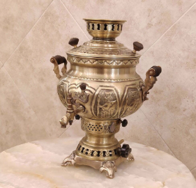سماور گازی ۶ لیتری مدل  گلابی