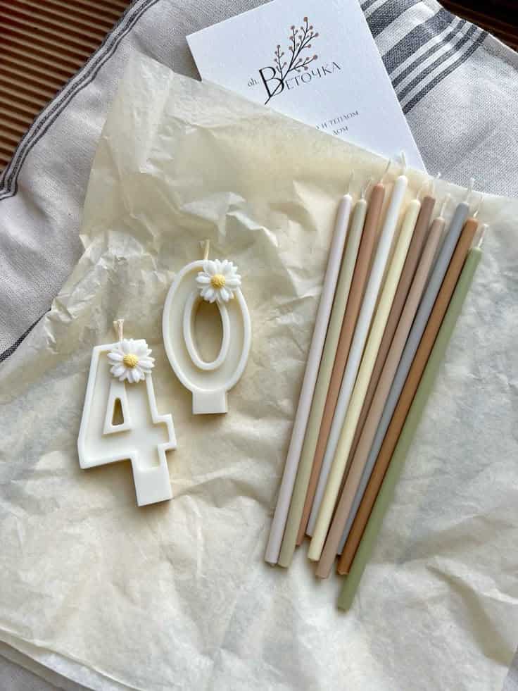 تصویر 2 از شمع کیک رنگارنگ مناسب جشن ها با جلوه زیبا و دلنشین